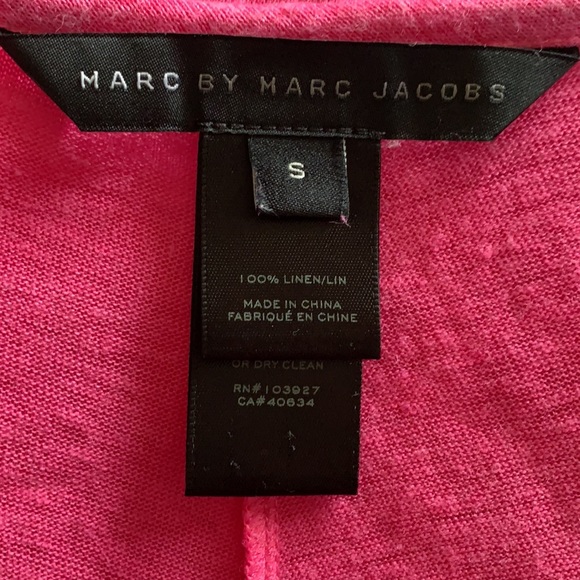 ❤️SOLD❤️ Marc By Marc Jacobs Pink Top Small S Short Sleeve - Picture 5 of 6